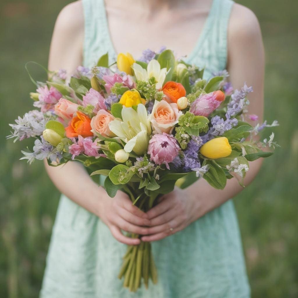 Vibrant Spring Floral Arrangement