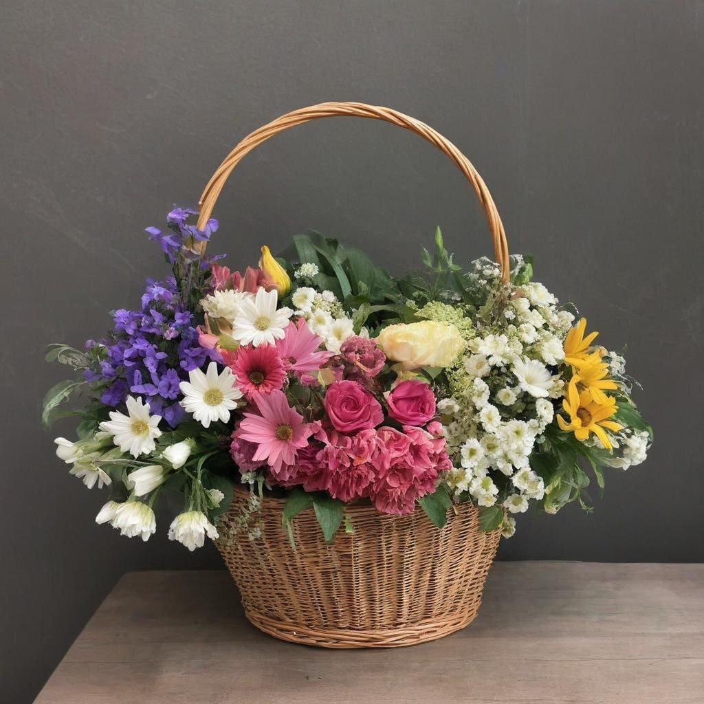 Luxurious Mixed Floral Basket