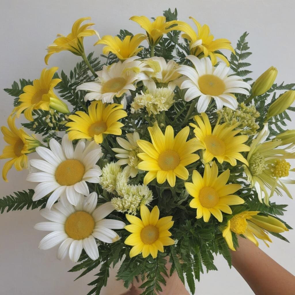 Bright Spring Daisy Bouquet